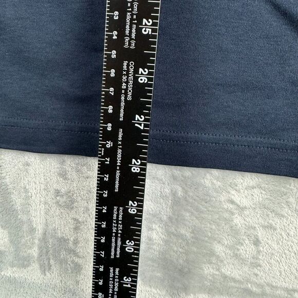 Lands End Shirt Mens XXL Blue Geometric Colorblock Golf Polo Supima Cotton - Picture 8 of 11